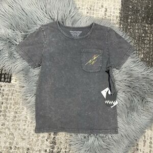 SK Munsterkids Gray Boltcharge Tee Size 8Y NWT
